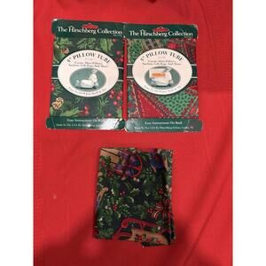3 Christmas Pillow tubes:The Hirschberg Collection- 5"x18"